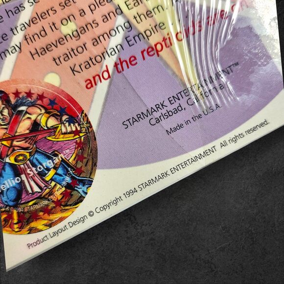 Sealed 1994 Starmark Comic POG Disc Lot 6 Complete Sets 37 Milk Caps Each RARE - Picture 2 of 15